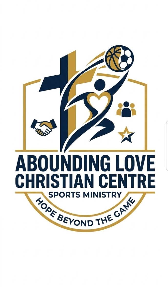 Abounding Love Christian Centre Sports Ministry. Hope beyond the game. Original supplied logo.